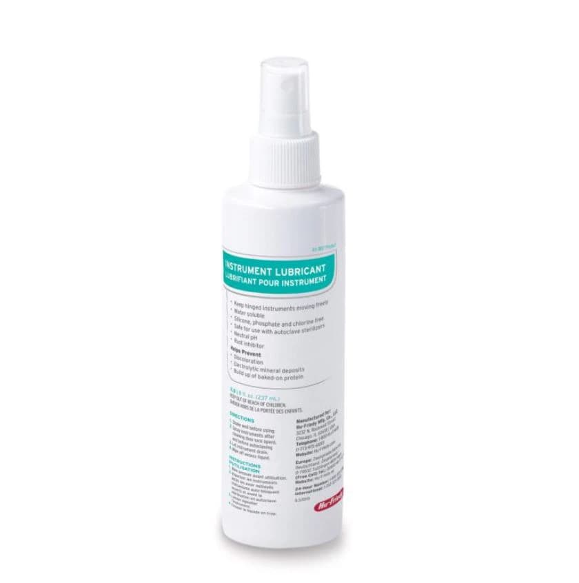 Hu-Friedy IMS Instrument Lubricant Spray, 8 oz (236 ml) Pump Bottle, Silicone-Free, ILS - Instrument Lubricant 8oz Pump - Image 1
