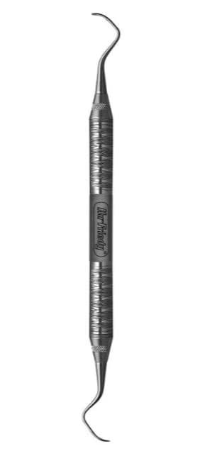 Hu-Friedy Universal Curette Loma Linda 10/11 Rigid, #6 Satin Steel Handle, SLL10/11R - Universal Curettes - Loma Linda - 10/11 Rigid - #6 Satin Steel&reg; - Image 1