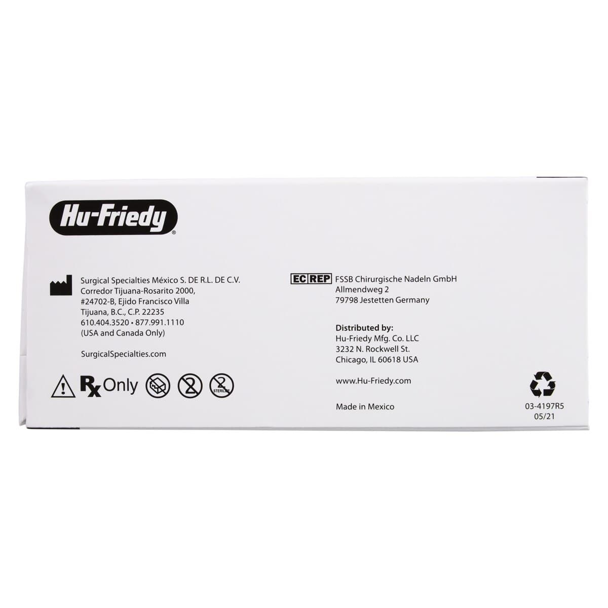 Hu-Friedy Perma Sharp PGA FA Absorbable Suture, 3-0, Undyed Braided, 18 in, C-9 Reverse Cutting 1/2 Circle 23 mm Needle, 12/Box, PSN585FA thumbnail 4