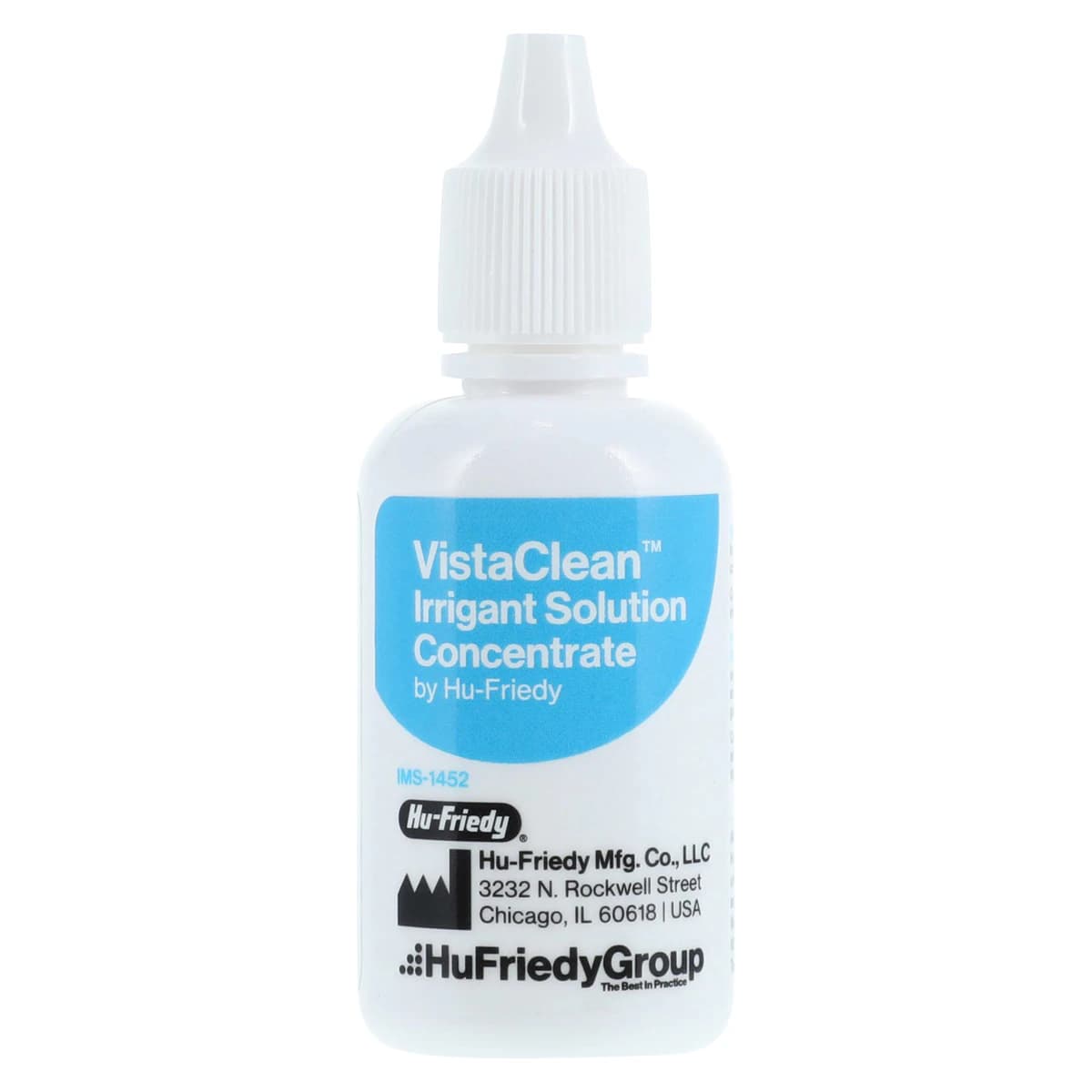 Hu-Friedy VistaClean Irrigant Solution Concentrate, 1 oz Bottle, IMS-1452 - VistaClean 1 oz. Irrigant Solution Concentrate, A Daily irrigant solution - Image 1