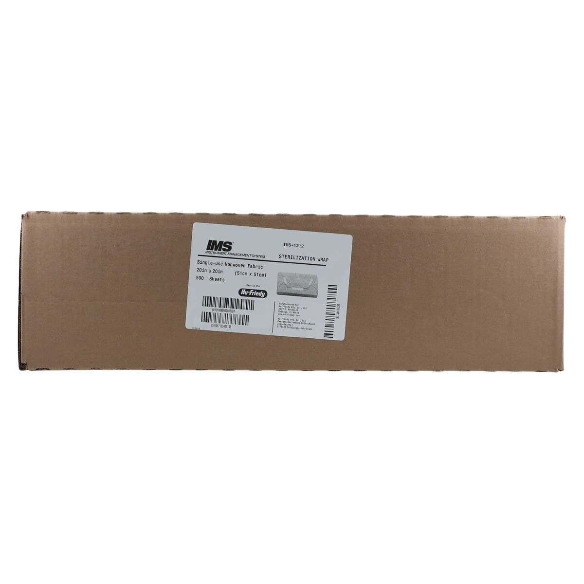 Hu-Friedy IMS Autoclave Sterilization Wrap, 20" x 20", 500 Sheets/Box, IMS-1212 thumbnail 2
