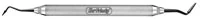 Hu-Friedy AB2 Boghosian Composite Filling Instrument, Double-Ended, XTS Smooth Satin Steel Handle, 1.9mm/2.6mm, 1/Pk, TNPFIAB2 - Plastic Filling Instruments - Boghosian Double-Ended - 2 - XTS&reg; Smooth Satin Steel&reg; - Image 1
