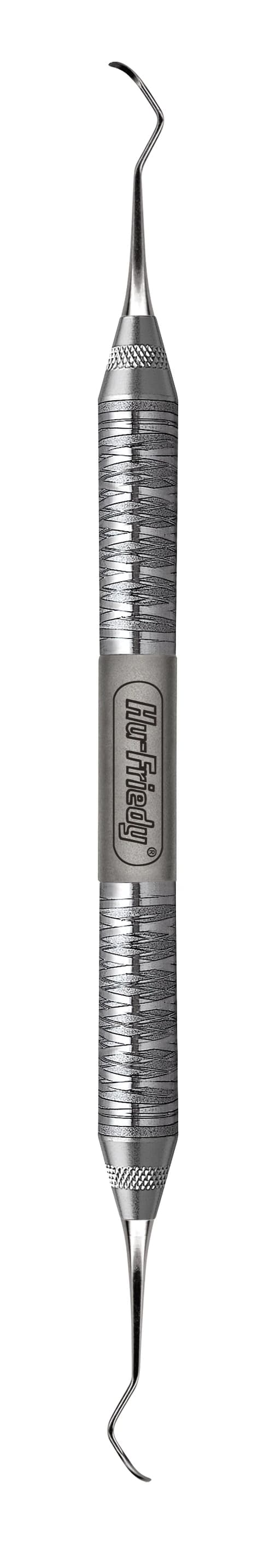 Hu-Friedy Columbia 13/14 Universal Curette, Double-Ended, #6 Satin Steel Handle, SC13/146 - Universal Curettes - Columbia - 13/14 - #6 Satin Steel&reg; - Image 1