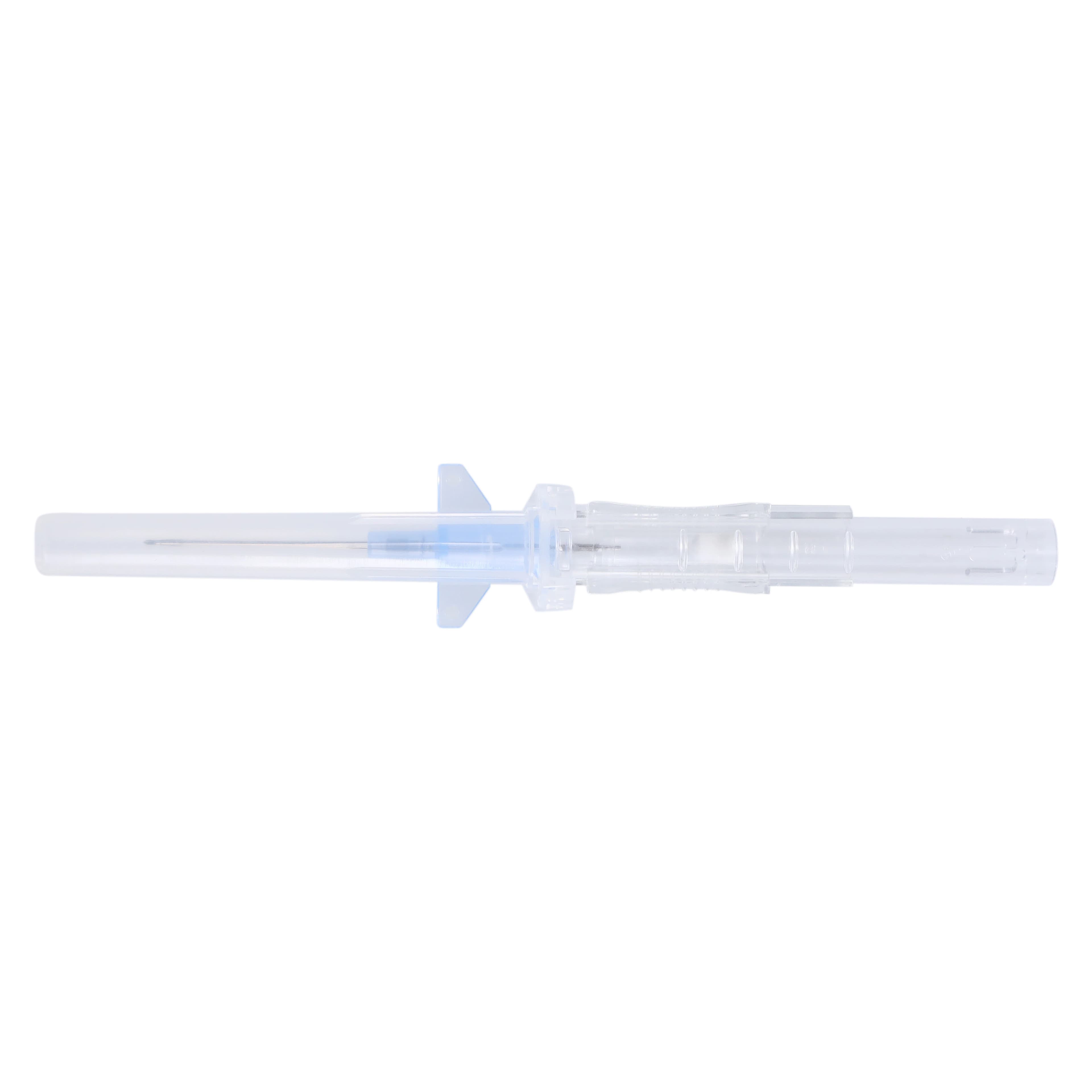 Jelco Protectiv Plus IV Catheter with Wings, 22 Gauge, 1 Inch, Safety Straight, Blue, Sterile, 50/Box thumbnail 4