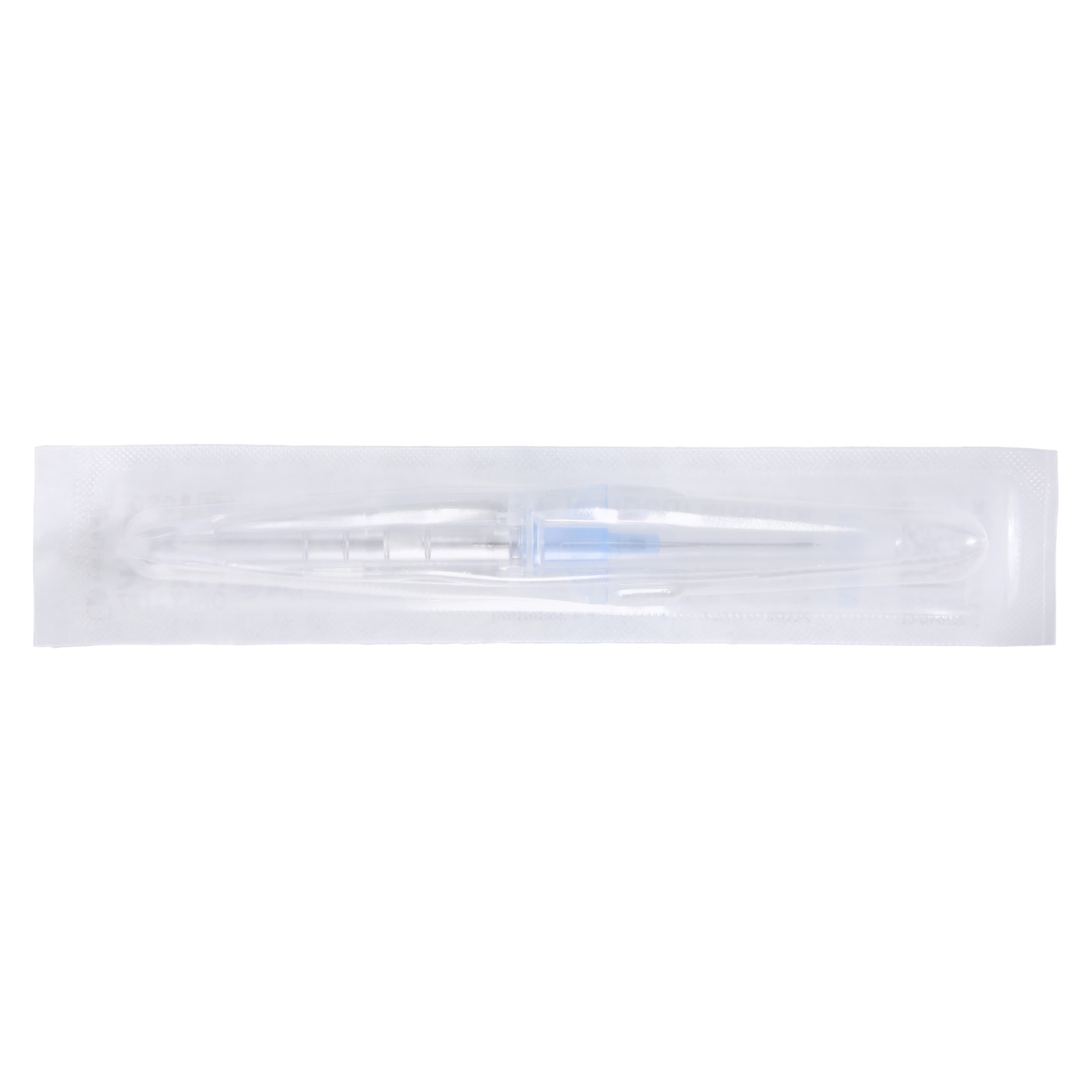 Jelco Protectiv Plus IV Catheter with Wings, 22 Gauge, 1 Inch, Safety Straight, Blue, Sterile, 50/Box thumbnail 6