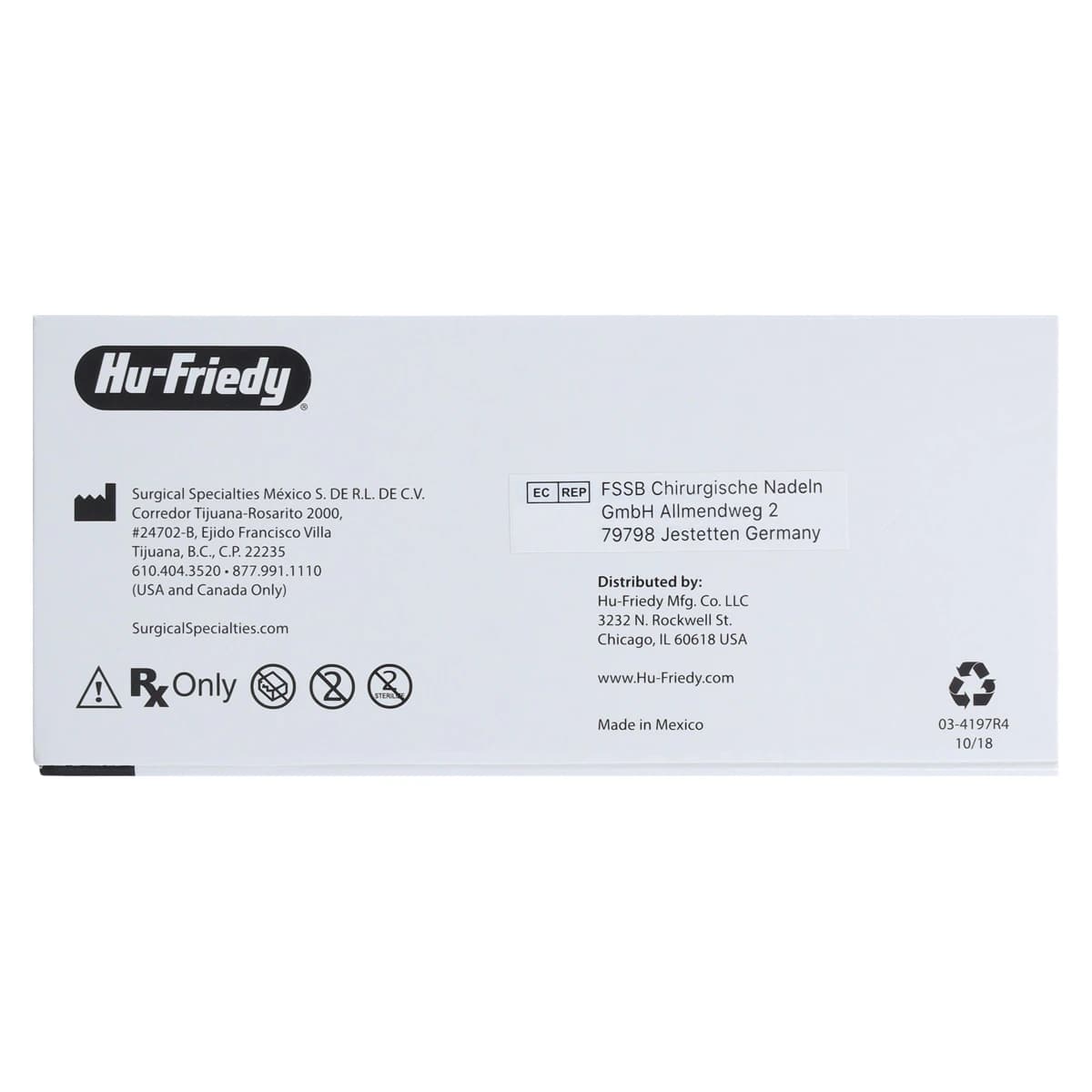 Hu-Friedy Perma Sharp PGA FA Absorbable Suture, 4-0, C-6 Reverse Cutting Needle, 3/8 Circle, 18", Undyed, 12/Box, PSN535FA thumbnail 4