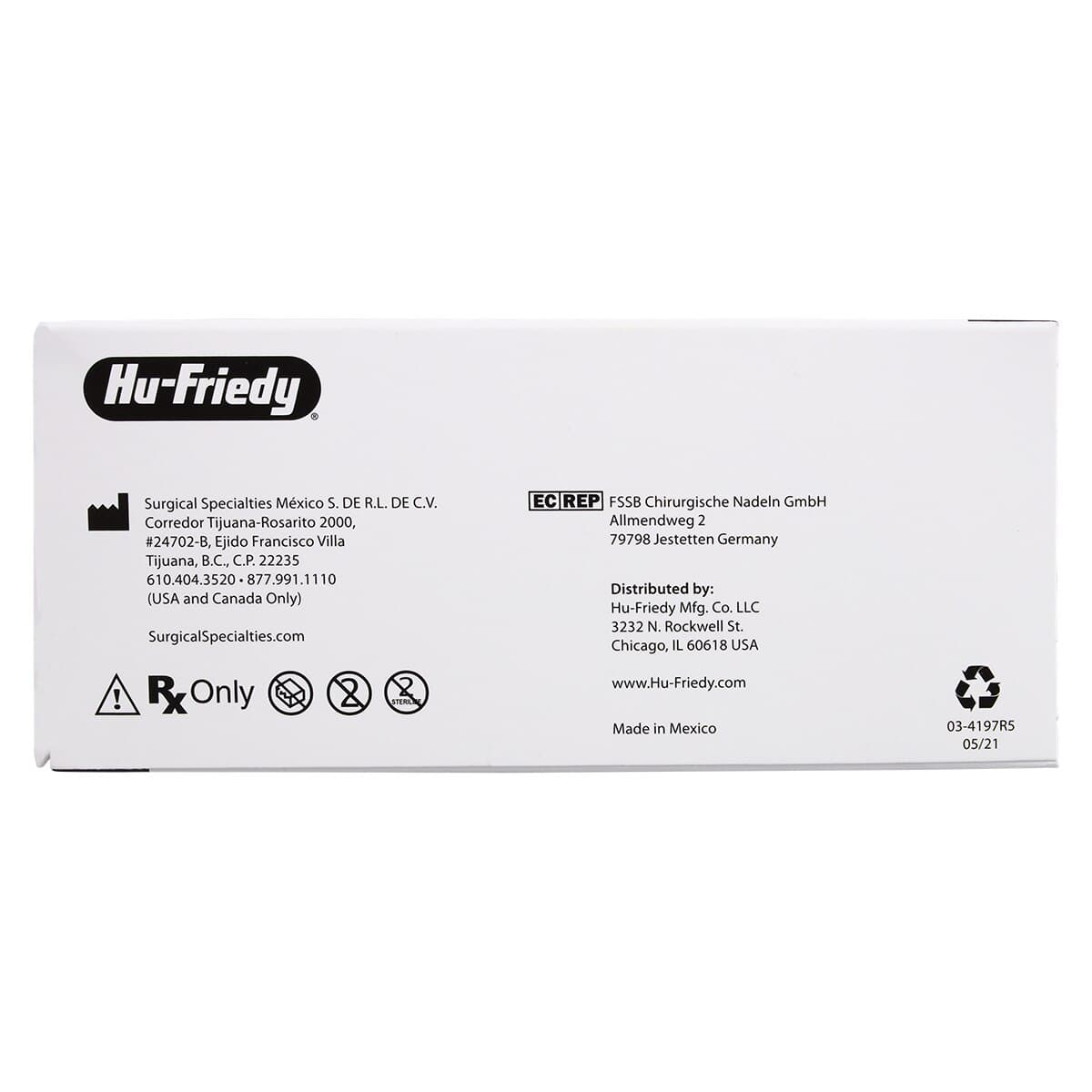 Hu-Friedy Perma Sharp PGA FA Absorbable Suture, 3-0, C-6 Reverse Cutting Needle, 3/8 Circle, 18 in, Undyed, 12/Box, PSN540FA thumbnail 4