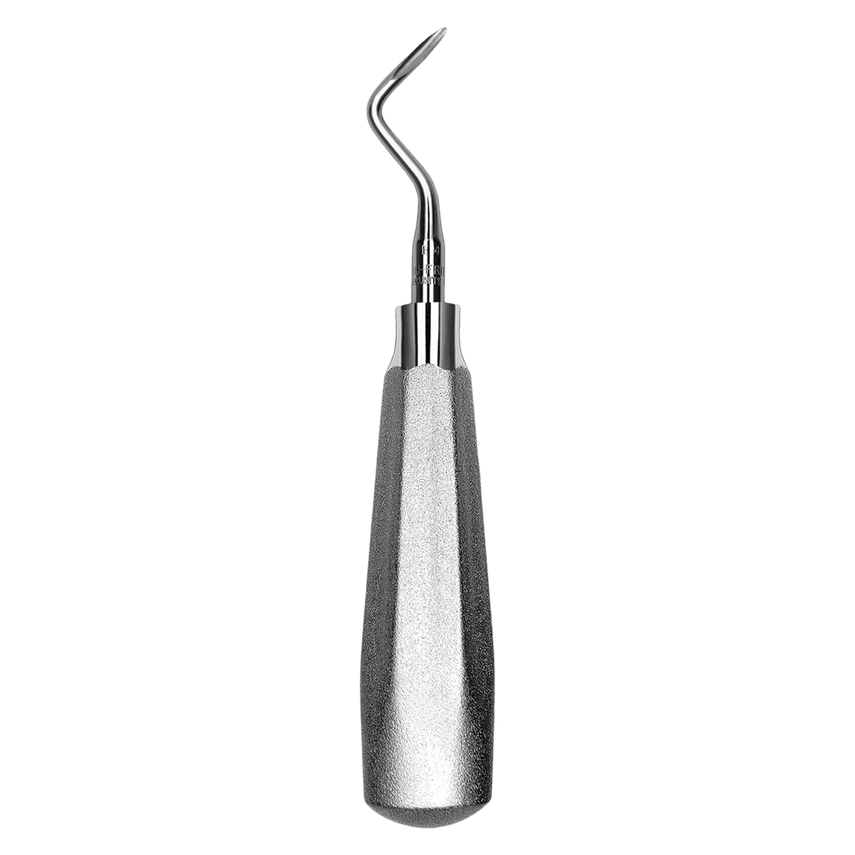 Hu-Friedy #4 Schmeckebier Apexo Elevator, Left Angle, #510 Large Tapered Hexagon Handle, Single End, E4 - Elevator Schmeckebier #4 hdl #510, left angle, E4 - Image 1