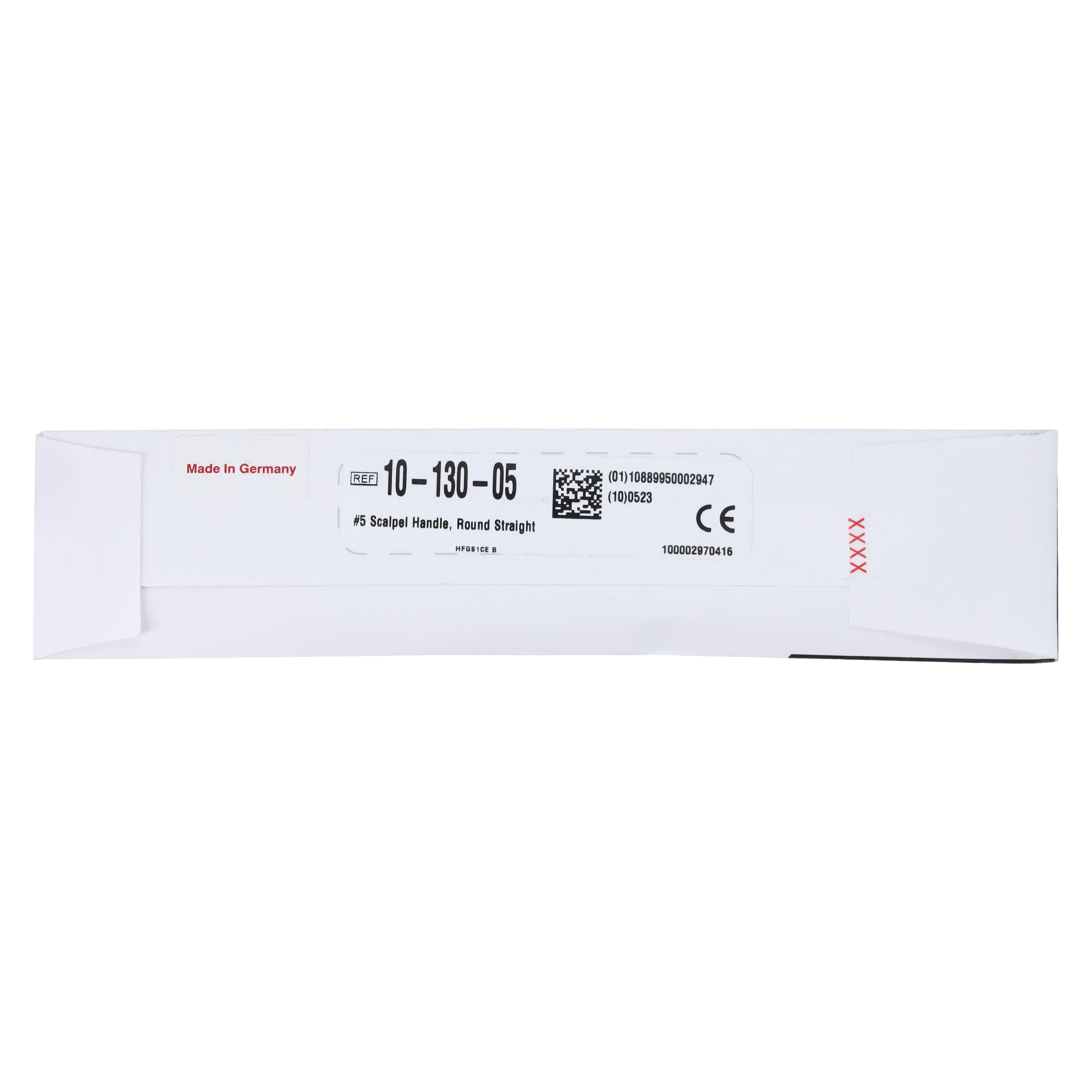 Hu-Friedy Scalpel Handle No. 5, Straight Round, Stainless Steel, 6" Long, 1/Pk, 10-130-05 thumbnail 2