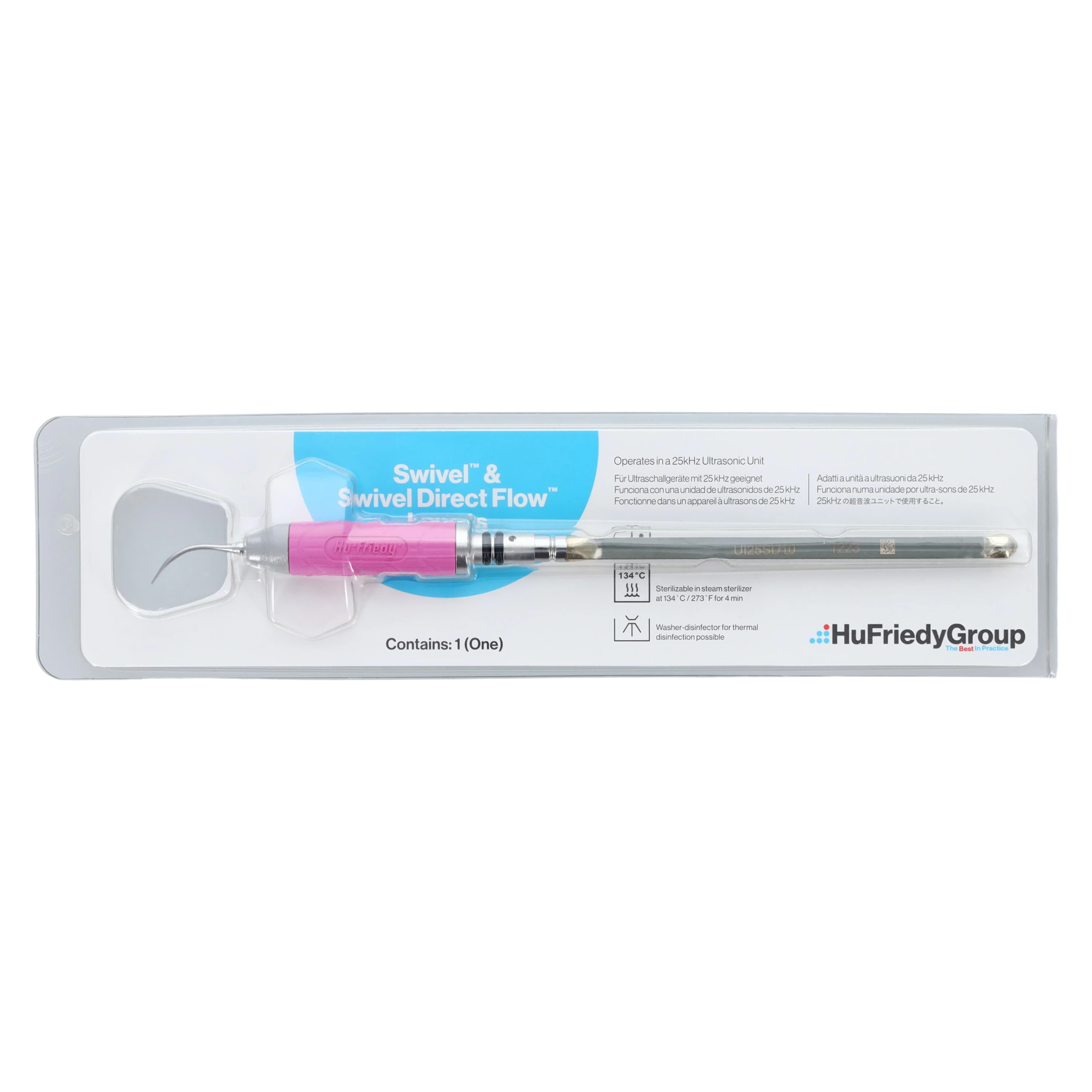 Hu-Friedy Swivel Direct Flow Ultrasonic Insert #10 Universal, 25 kHz, Lavender, UI25SD10 thumbnail 5