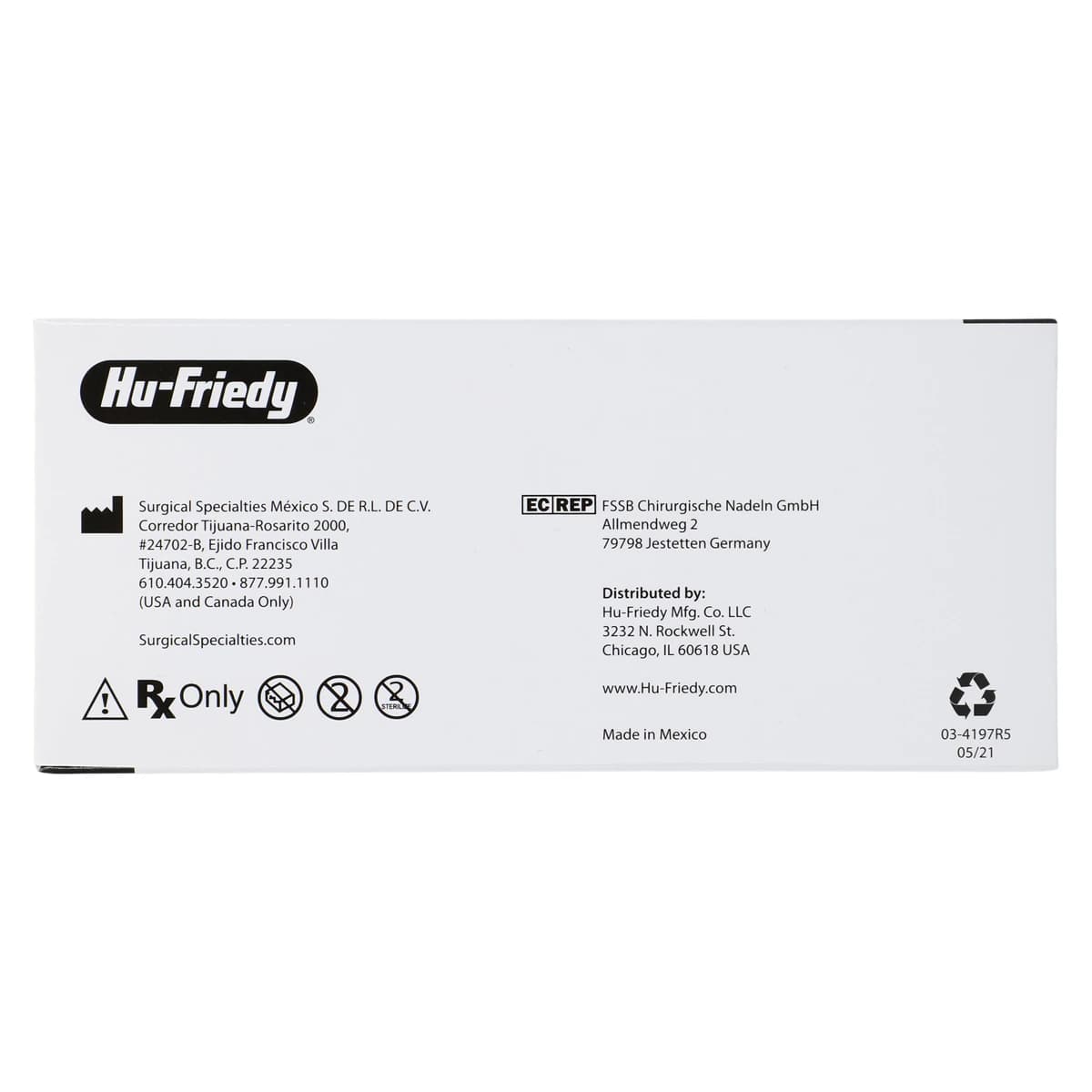 Hu-Friedy Perma Sharp Silk Black Braided Suture, 3-0, C-9 Reverse Cutting Needle, 1/2 Circle, 18", 12/Box, PSN632S thumbnail 4