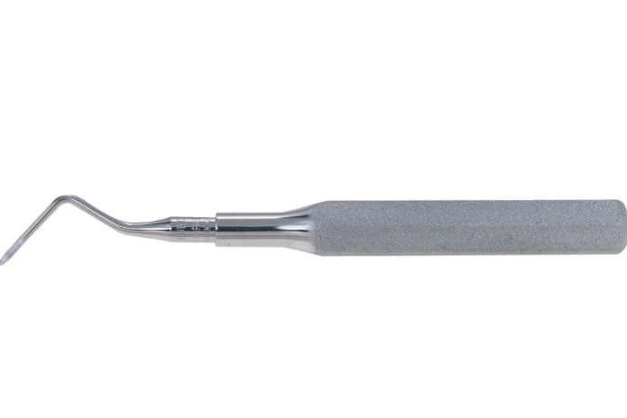 Hu-Friedy #3 Heidbrink Heavy Root Tip Pick with #502 Hexagon Handle, EHB3H - 3 Heidbrink Heavy Root Tip Pick - Image 1