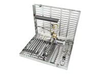 IMS® Signature Series® Large Cassettes, 12 Instrument Capacity, 8" x 1.25" x 11", Gray, Stainless Steel, IM4121 - IMS® Signature Series® Large Cassettes – 12 Instrument Capacity, 8" x 1.25" x 11" - Gray - Image 1