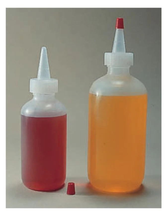Fisher Scientific LDPE Translucent Dropper Bottle with Screw Cap, 1/2 oz - Dropper Bottle - Image 1