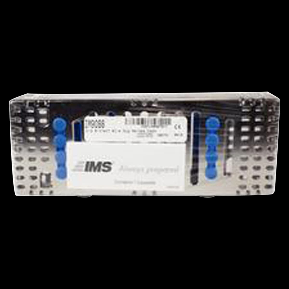 IMS® Signature Series® Double-Decker® Cassettes – 8-Instrument Capacity, 3" x 8" x 1.5" - Blue - IMS® Signature Series® Double-Decker® Cassettes – 8-Instrument Capacity, 3" x 8" x 1.5" - Blue - Image 1