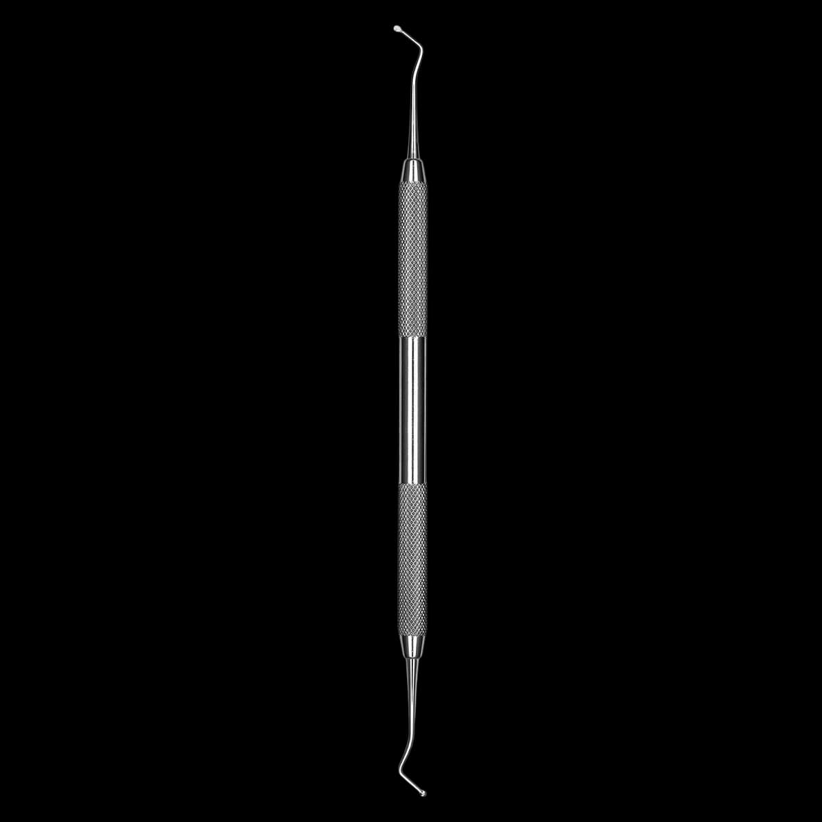 Hu-Friedy #18 Double-Ended Spoon Excavator, #6 Satin Steel Handle, 1.5 mm, EXC186 - Excavators - Double-Ended - 18 - #6 Satin Steel&reg; - Image 1