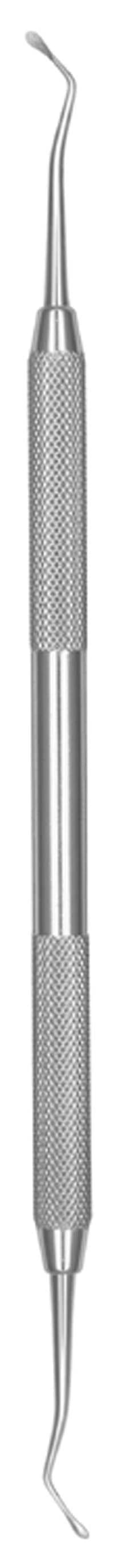 Hu-Friedy Double-Ended Excavator, 18W Oval Spoon, #41 Round Handle, 1.5 mm, EXC18W - Excavators - Double-Ended - 18W - #41 Round - Image 1