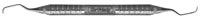 Hu-Friedy Langer Curette 5/6, Double-Ended, #6 Satin Steel Handle, SL5/66 - Universal Curettes - Langer - 5/6 - #6 Satin Steel&reg; - Image 1