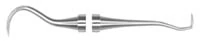 Hu-Friedy U15/33 Towner-Jacquette Double-End Sickle Scaler, #2 Octagon Handle, EverEdge 2.0, J1726 - Scalers - Towner - U15/33 - #2 Octagon J1726 - Image 1