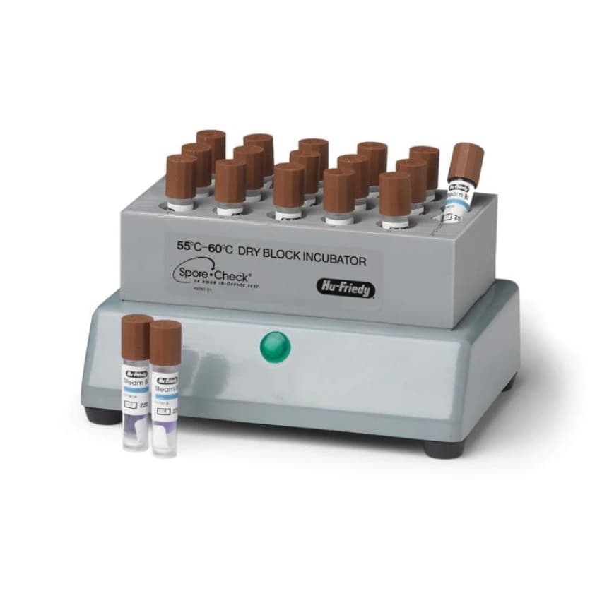 Hu-Friedy SporeCheck 24-Hour In-Office Biological Monitor Dry Block Incubator, 55-60°C, IMS-1374 - Spore Check Incubator - Image 1