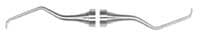 Hu-Friedy Gracey 3/4 Double-Ended Curette, #2 Octagonal Handle, SG3/4 - Curette Gracey DE 3/4 #2 Handle - Image 1