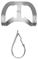 Hu-Friedy Rubber Dam Clamp, #212SA, Anterior, Satin Steel, Wingless, 1/Pk, RDCM212SA - Rubber Dam Clamp, # 212SA, Anterior, Satin Steel, RDCM212SA - Image 1