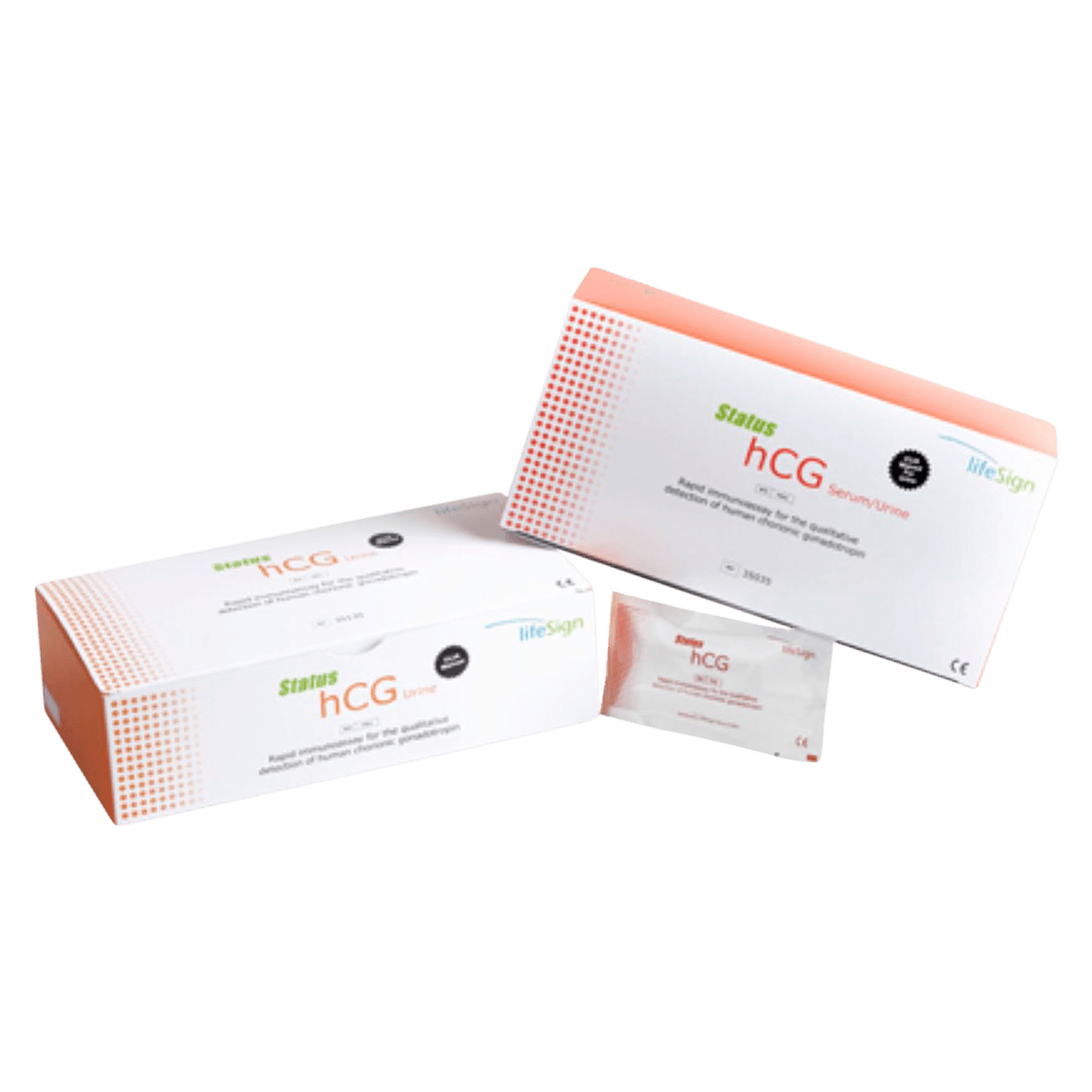 Status hCG Urine/Serum Combo Test Cassette, CLIA Waived, 25 mIU/mL, 35/Box - Status hCG Urine/Serum Combo - Image 1