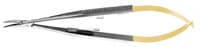 Hu-Friedy Castroviejo Perma Sharp Needle Holder, Micro Curved, 14 cm (5.5"), NH5021M - Micro Curved Castro Perma Sharp Needle Holder, 14 cm (5.5") - Image 1
