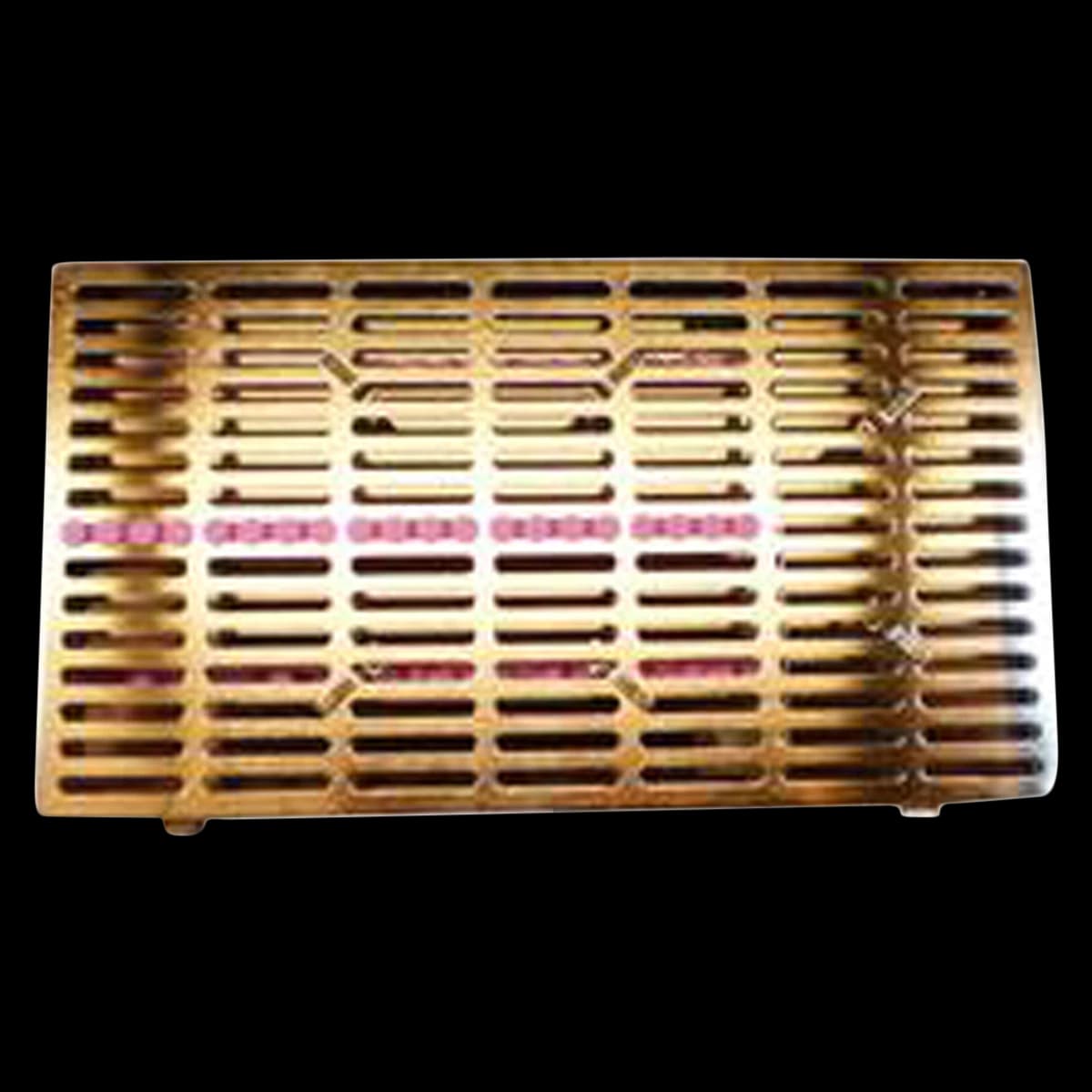 IMS® Signature Series® Oral Surgery Cassettes, Purple, 8" x 14.5" x 1.25", Stainless Steel with Silicone Rails, Single - IMS® Signature Series® Oral Surgery Cassettes – 8" x 14.5" x 1.25" - Purple - Image 1