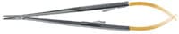Hu-Friedy Straight Castroviejo Perma Sharp Needle Holder, 18 cm (7"), Surgical Grade Stainless Steel with Tungsten Carbide Beaks - Straight Castroviejo Perma Sharp Needle Holder, 18 cm (7") - Image 1