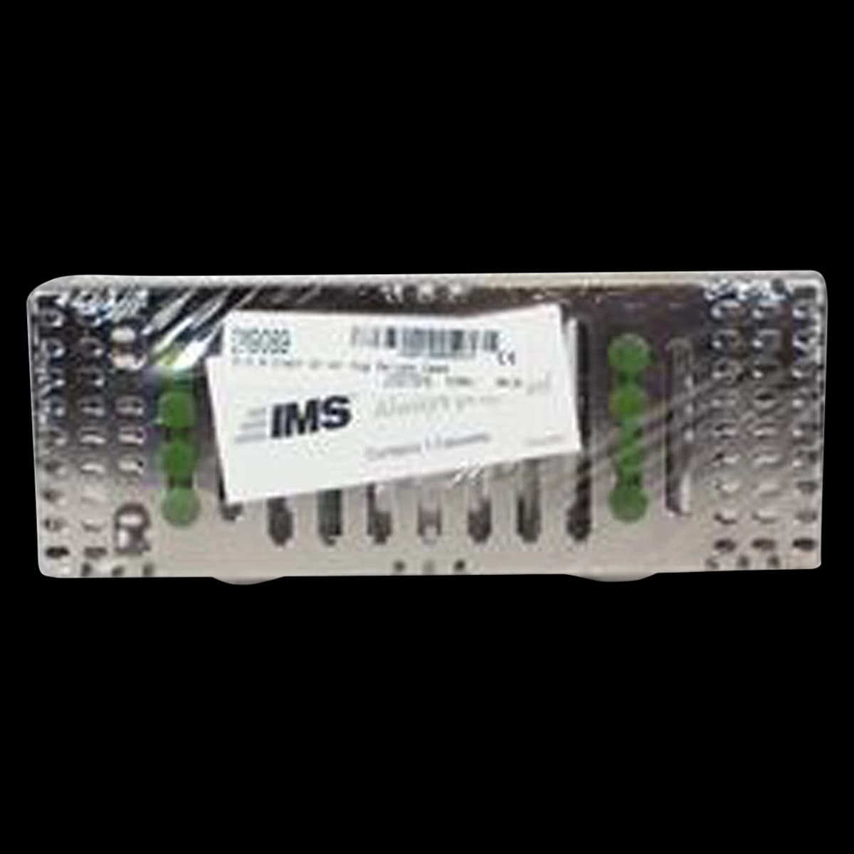 IMS® Signature Series® Double-Decker® Cassettes – 8-Instrument Capacity, 3" x 8" x 1.5", Green, 1/Pkg - IMS® Signature Series® Double-Decker® Cassettes – 8-Instrument Capacity, 3" x 8" x 1.5" - Green - Image 1