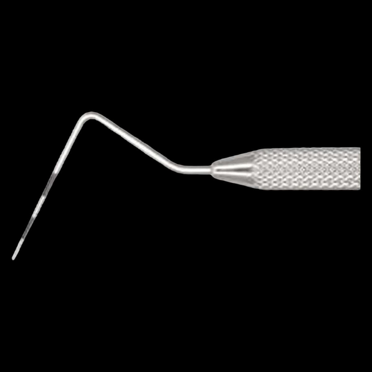 Hu-Friedy Qulix Color-Coded Periodontal Probe CP-12, Single-End, 3-6-9-12 mm Markings, #7 Satin Steel Colours Handle, PCP127 - Qulix&trade; Color-Coded Probes - Single-End - CP-12 (3-6-9-12) - #7 Satin Steel&reg; Colours&reg; - Image 1