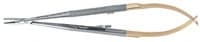Hu-Friedy Castroviejo Perma Sharp Needle Holder, Straight, Round Handle, 5.5" (14 cm), NH5020R - Castroviejo Perma Sharp N.H., Round Hdl Round - Image 1