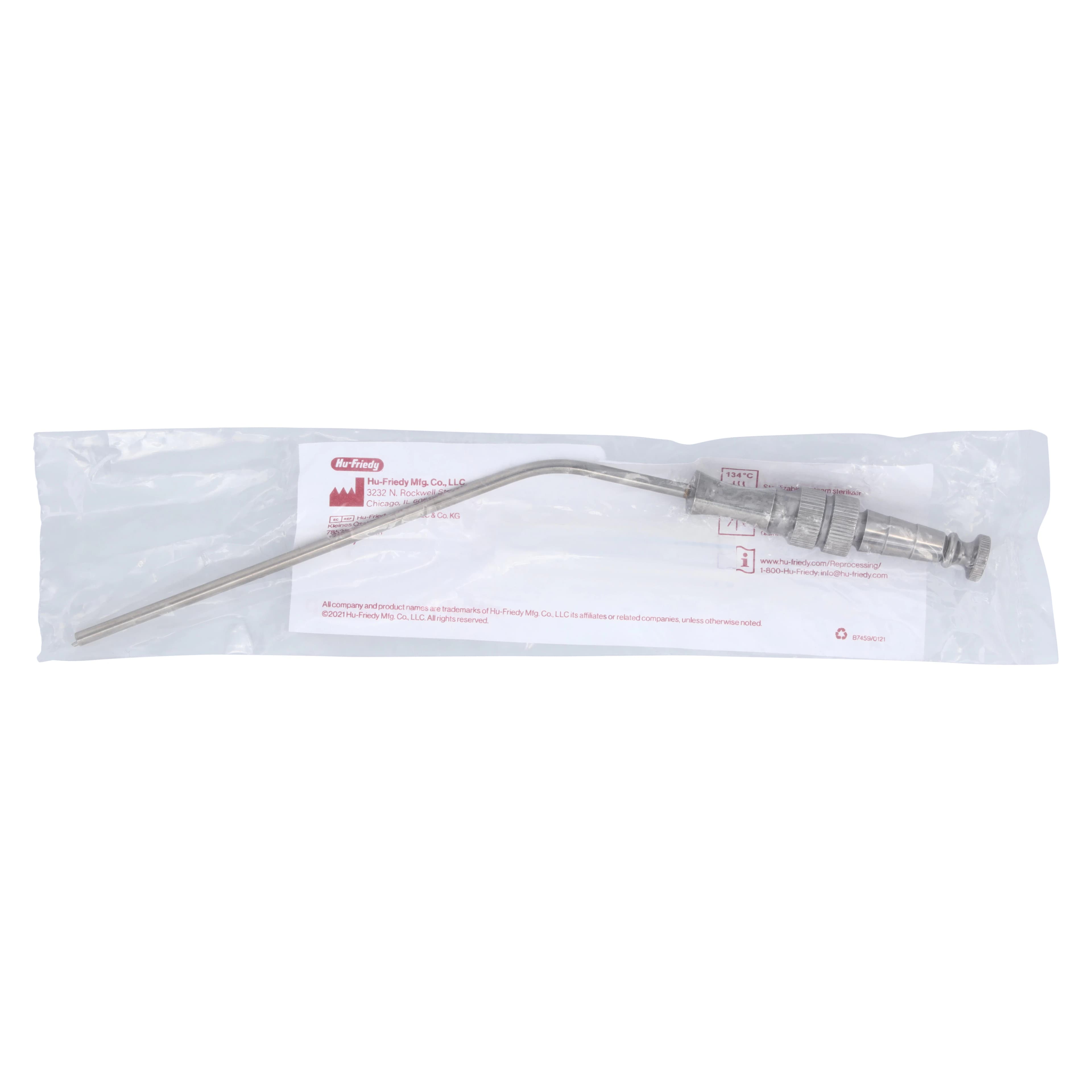 Hu-Friedy Frazier Aspirator Tip #10, 2.5 mm, Stainless Steel, ASPFR10 - Frazier Aspirator Tip #10, ASPFR10 - Image 1