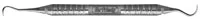 Hu-Friedy Sickle Scaler H5/U15 Double End, #6 Satin Steel Handle, SH5/U156 - Scalers - H5/U15 - #6 Satin Steel&reg; - Image 1