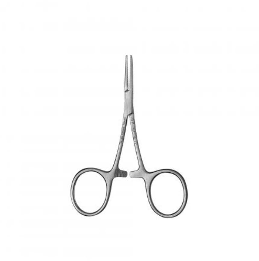 Hu-Friedy Hartmann Hemostat, 4" Straight, Stainless Steel, HHS - Hemostats - Hartmann Straight 4" - Image 1