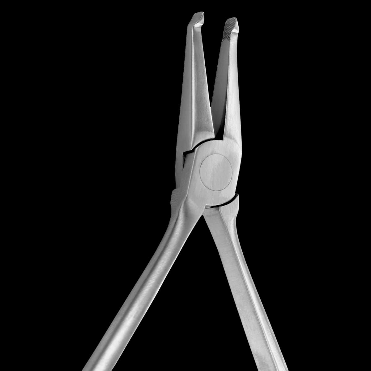 Hu-Friedy Band Seating Pliers, Serrated Tips, Stainless Steel, Single Instrument, 678-205 - Pliers - Band Seating & Removing - Band Seating - Image 1