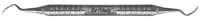 Hu-Friedy Universal Curette 13/14 Indiana University, Double End, #6 Satin Steel Handle, SIU13/146 - Universal Curettes - Indiana University - 13/14  - #6 Satin Steel&reg; - Image 1