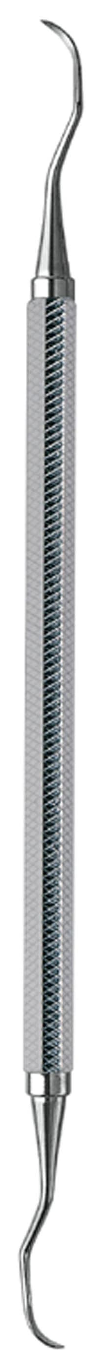 Hu-Friedy #204 Indiana University Fort Wayne Sickle Scaler, Double End, #2 Octagonal Handle, 1 Each - Scalers - Indiana University Fort Wayne - 204 IUFW - #2 Octagon - Image 1