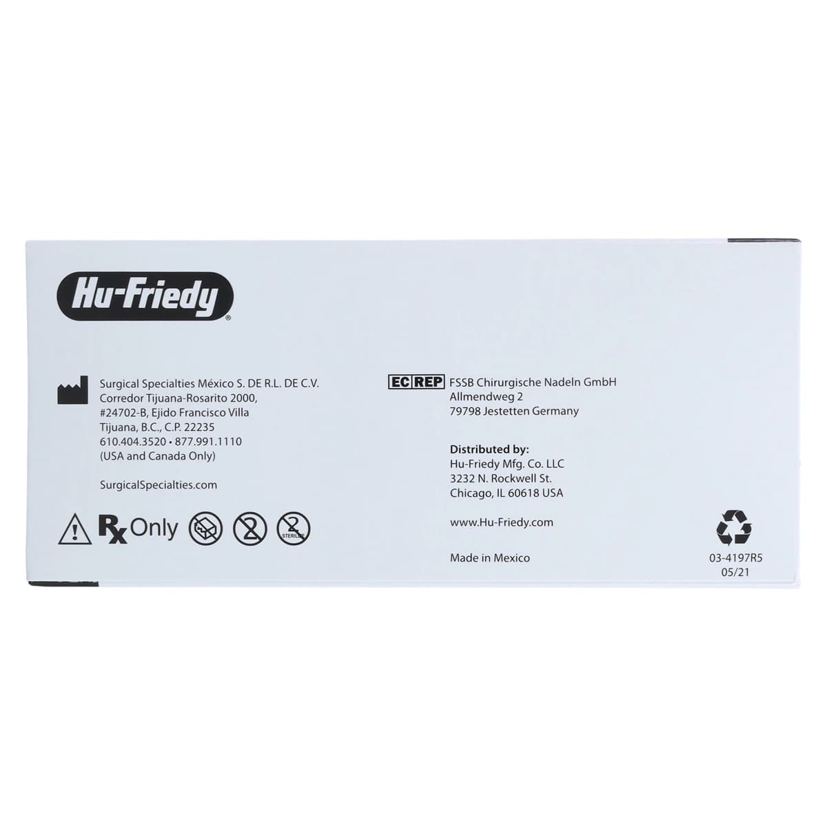 Hu-Friedy Perma Sharp PGA Absorbable Suture, 5-0, Undyed Braided, C-6 Needle, 3/8 Circle Reverse Cutting, 27", 12/Box, PSN421V thumbnail 4