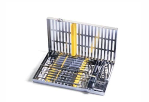 Hu-Friedy IMS Signature Series Cassette Rail, 12 Instrument, Red Silicone, IM8120 - MTO IMS RAIL ONLY 12 INSTRMNT - Image 1