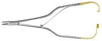 Hu-Friedy Arruga Perma Sharp® Needle Holder, Serrated, 6.25" (16 cm), Stainless Steel - Arruga Perma Sharp® Needle Holder 6.25" - Image 1