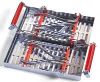 Hu-Friedy IMS Signature Series Double-Decker Small Orthodontic Cassette, White, 4.5" x 8" x 1.5", IM9142-OR - IMS™ Signature Series® Double-Decker® Small Orthodontic Cassettes – 4.5" x 8" x 1.5" - White - Image 1