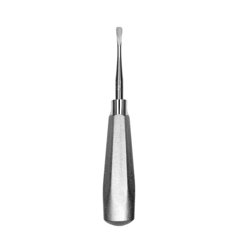 Hu-Friedy Luxating Elevator, 5mm, Curved, Single End, #510 Large Tapered Hexagon Handle, EL5C - Surgical Elevators – Luxating, Curved, 5 mm, Single End - Large Tapered Hexagonal Handle - Image 1