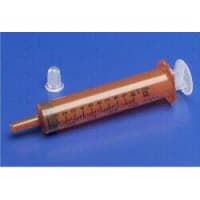 Monoject Medicine Syringe, 10 mL (2 tsp), Clear Polypropylene, with Cap - Syringe 10mL/2Tsp Medi w/Cap - Image 1