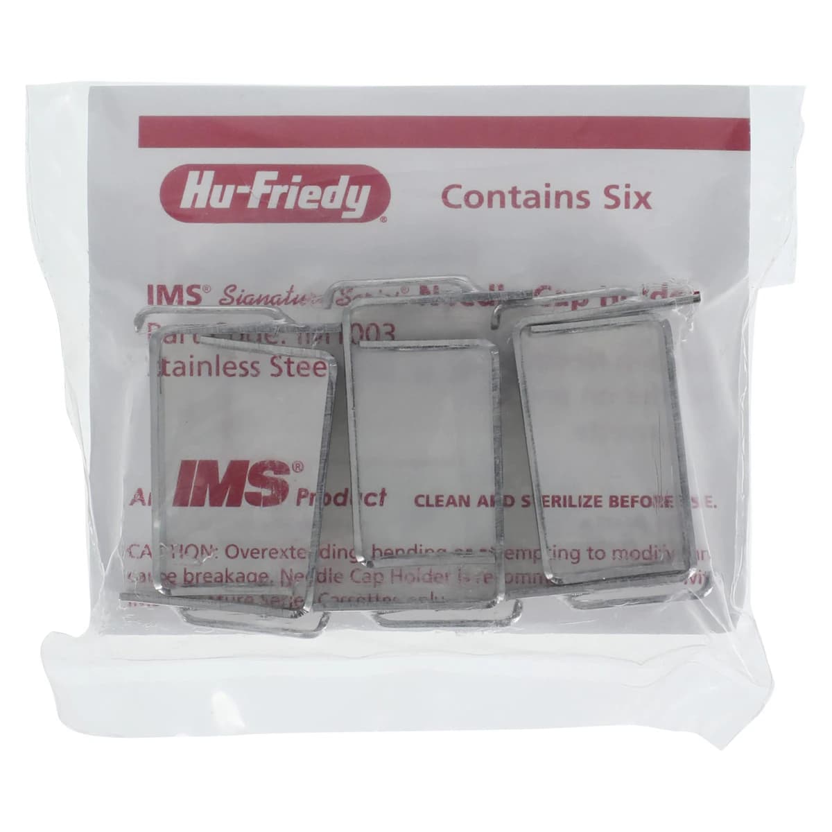 Hu-Friedy Signature Series Needle Cap Holder, 6-Pack, IM1003 - HF Signature Series 6-Pk Needle Cap Holders IM1003 - Image 1