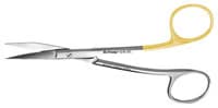 Hu-Friedy Scissors #10 Double-Curved Super-Cut, Serrated Blade, Stainless Steel, 5.25", 870544 - Scissors 10 Double-Curve Super Cut - Image 1