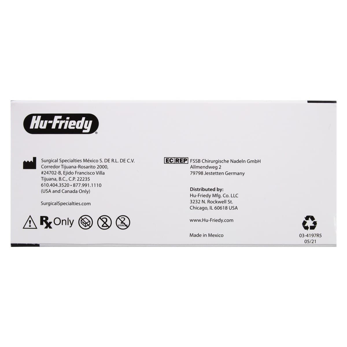 Hu-Friedy Perma Sharp Suture, Polypropylene, Non-Absorbable, 6-0, 18", C-17 Reverse Cutting Needle, Blue, 12/Box, PSN8384P thumbnail 4