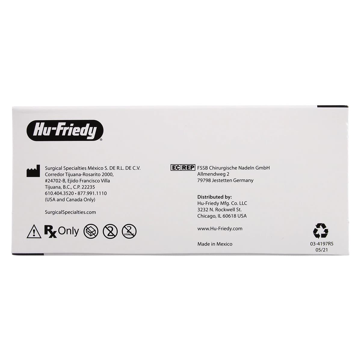 Hu-Friedy Perma Sharp Chromic Gut Suture, 3-0, 27", C-6 Reverse Cutting 3/8 Circle Needle, 12/Box, PSN636C thumbnail 4