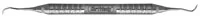 Hu-Friedy Sickle Scaler 14/15 Jacquette, Double-Ended, #6 Satin Steel Handle, SJ14/156 - Scalers - Jacquette - 14/15 - #6 Satin Steel&reg; - Image 1
